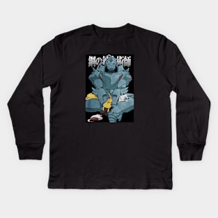 Alphonse Elric Kids Long Sleeve T-Shirt